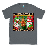 Charcoal Heather christmas snowman polar bear reindeer Classic Tee - CowGirlArtShop