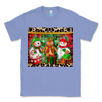 Colony Blue christmas snowman polar bear reindeer Classic Tee - CowGirlArtShop
