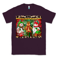 Plum christmas snowman polar bear reindeer Classic Tee - CowGirlArtShop