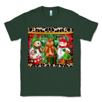 Sports Green christmas snowman polar bear reindeer Classic Tee - CowGirlArtShop