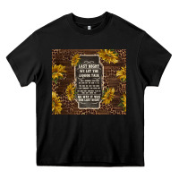 Black we let the liquor talk with sunflowers Heavy Core Tee - TumblerDesignByShophia