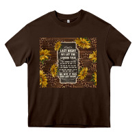 Chocolate Brown we let the liquor talk with sunflowers Heavy Core Tee - TumblerDesignByShophia