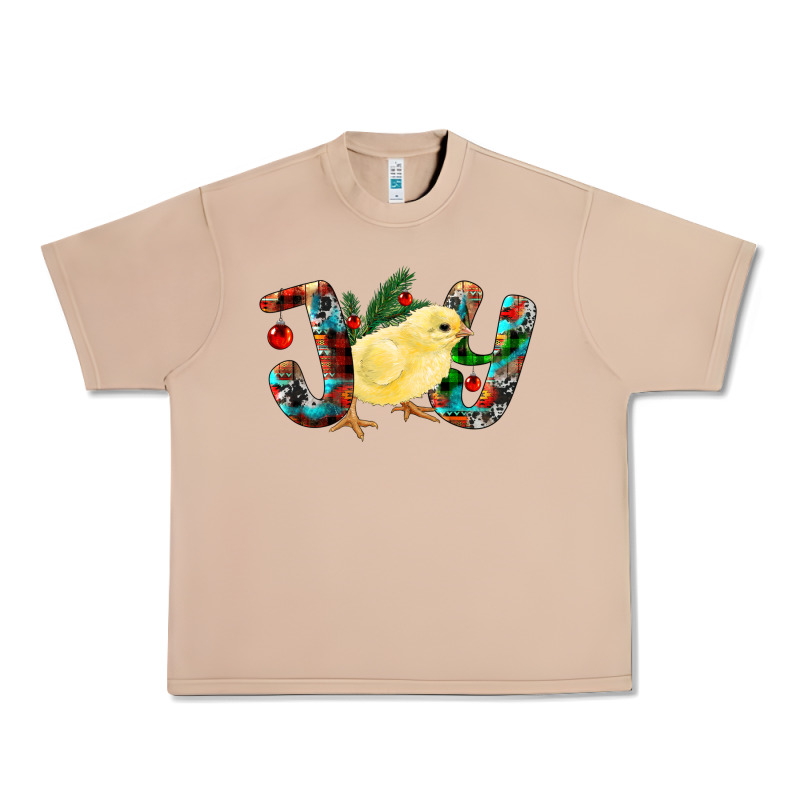 Christmas Joy With Chick Urban Heavy Tee by RanaPortraitStore | Teevron