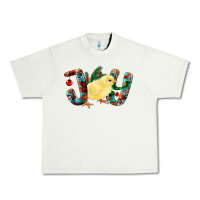 Pistachio Christmas Joy With Chick Urban Heavy Tee - RanaPortraitStore