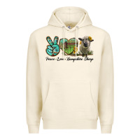 Tofu Peace Love Hampshire Sheep Premium Hoodie - LillyAllenDesigns