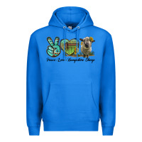 True Royal Peace Love Hampshire Sheep Premium Hoodie - LillyAllenDesigns
