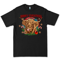 Black mooey christmas Premium Tee - CowGirlArtShop
