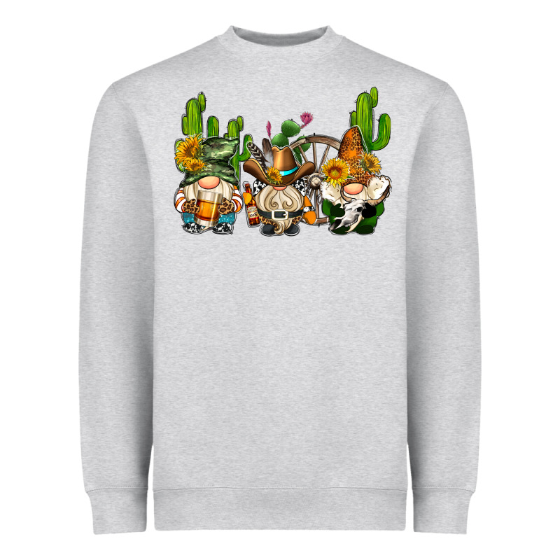 Western Gnomes With Cactus Heavyweight Sweatshirt by AdoDesignShop | Teevron