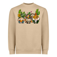 Mushroom western gnomes with cactus Heavyweight Sweatshirt - AdoDesignShop