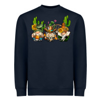 Navy western gnomes with cactus Heavyweight Sweatshirt - AdoDesignShop