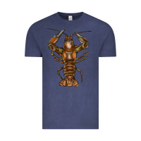 Vintage Denim Crawfish Vintage Tee - FaDigitalArtStudio