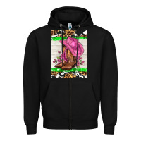 Black cowgitl hat and roses Zipper Hoodie - AdoDesignShop