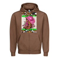 Chestnut cowgitl hat and roses Zipper Hoodie - AdoDesignShop