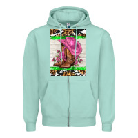 Seafoam cowgitl hat and roses Zipper Hoodie - AdoDesignShop