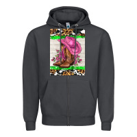 Smoke cowgitl hat and roses Zipper Hoodie - AdoDesignShop