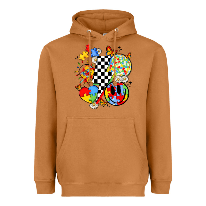 Retro Autism Awareness Heavyweight Hoodie by JahusDesignShop | Teevron