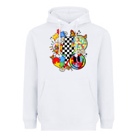 White retro autism awareness Heavyweight Hoodie - JahusDesignShop