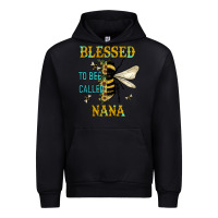 Black Blessed To Bee Nana Urban Hoodie - JahusDesignShop
