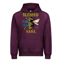 Mauve Wine Blessed To Bee Nana Urban Hoodie - JahusDesignShop