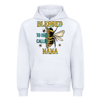 White Blessed To Bee Nana Urban Hoodie - JahusDesignShop