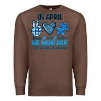 Chestnut in april we wear blue Premium Sweatshirt - JahusDesignShop