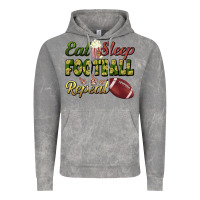Cloud Rock eat sleep football repeat Vintage Hoodie - BundleAndBundleShop