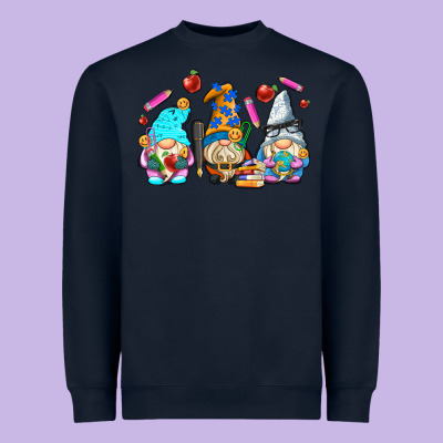 Teacher Gnomes Heavyweight Sweatshirt Designed By Adodesignshop