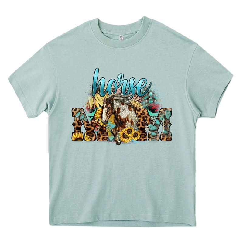 Horse Mom Heavy Core Tee by HowdyJamesFarm | Teevron