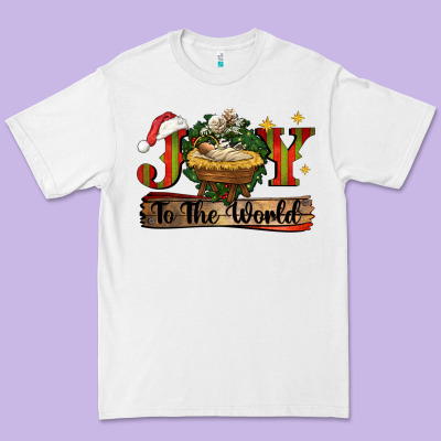 Joy To The World Premium Tee Designed By Cowgirlartshop