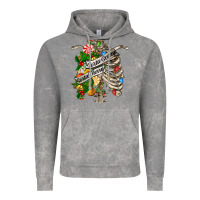 Cloud Rock sorta merry sorta scary chest Vintage Hoodie - FaDigitalArtStudio