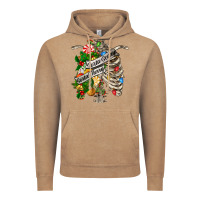 Vintage Coffee sorta merry sorta scary chest Vintage Hoodie - FaDigitalArtStudio