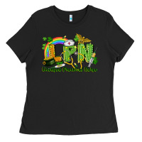 Black LPN Licensed Practical Nurse St. Patrick's Day Ladies Tee - CowGirlArtShop