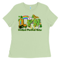Matcha LPN Licensed Practical Nurse St. Patrick's Day Ladies Tee - CowGirlArtShop