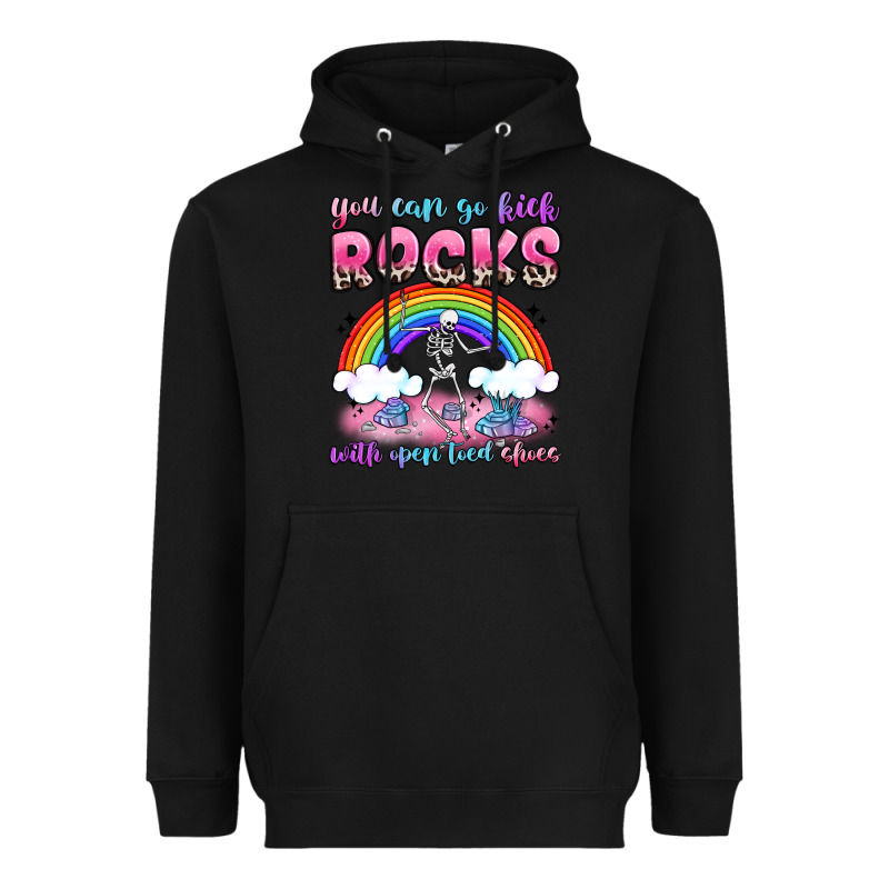 You Can Go Kick Rocks With Open Toed Shoes Heavyweight Hoodie by JahusDesignShop | Teevron