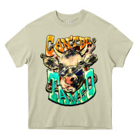 Mossy Can't be tamed cow Heavy Core Tee - HowdyJamesFarm