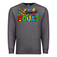 Charcoal Heather support squad Premium Sweatshirt - JahusDesignShop
