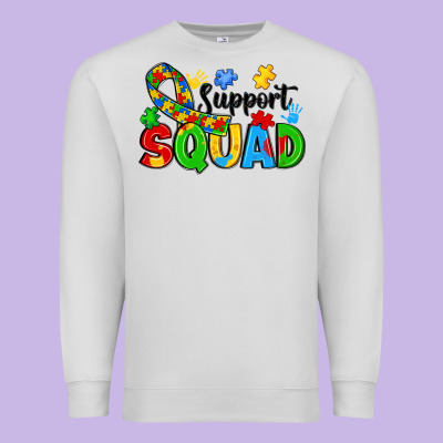 Support Squad Premium Sweatshirt Designed By Jahusdesignshop