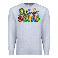 Heather Grey support squad Premium Sweatshirt - JahusDesignShop