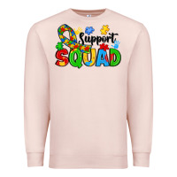 Pale Pink support squad Premium Sweatshirt - JahusDesignShop