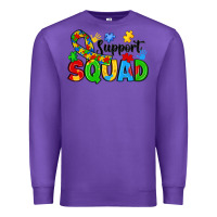 Purple support squad Premium Sweatshirt - JahusDesignShop