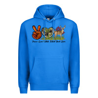 True Royal Peace Love White Tailed Buck Deer Premium Hoodie - LillyAllenDesigns