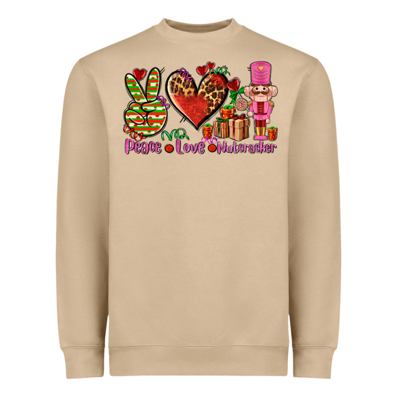 Peace Love Nutcraker Heavyweight Sweatshirt by AdoDesignShop | Teevron