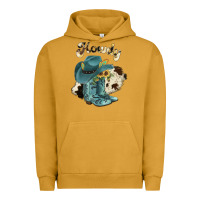 Pigment Peanut Butter howdy Urban Hoodie - JahusDesignShop