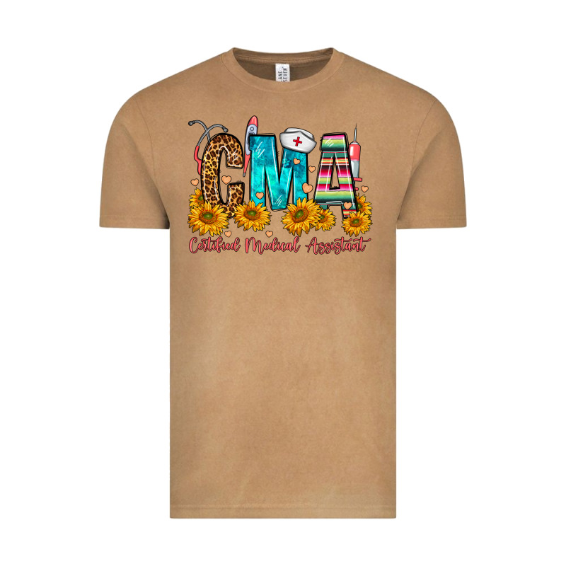 Cma Certified Medical Assistant Vintage Tee by FaDigitalArtStudio | Teevron