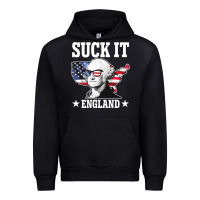 Black funny george washington suck it england Urban Hoodie - DesigneFamous