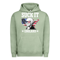Pigment Oil Green funny george washington suck it england Urban Hoodie - DesigneFamous