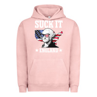 Pigment Salmon funny george washington suck it england Urban Hoodie - DesigneFamous