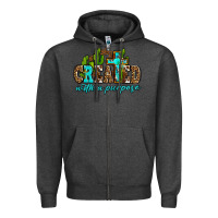 Charcoal Heather created with a purpose Zipper Hoodie - AdoDesignShop