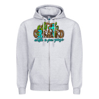 Heather Grey created with a purpose Zipper Hoodie - AdoDesignShop