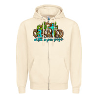 Sandshell created with a purpose Zipper Hoodie - AdoDesignShop